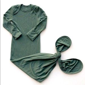 SLEEP GOWN - Basil - 0 to 3 months